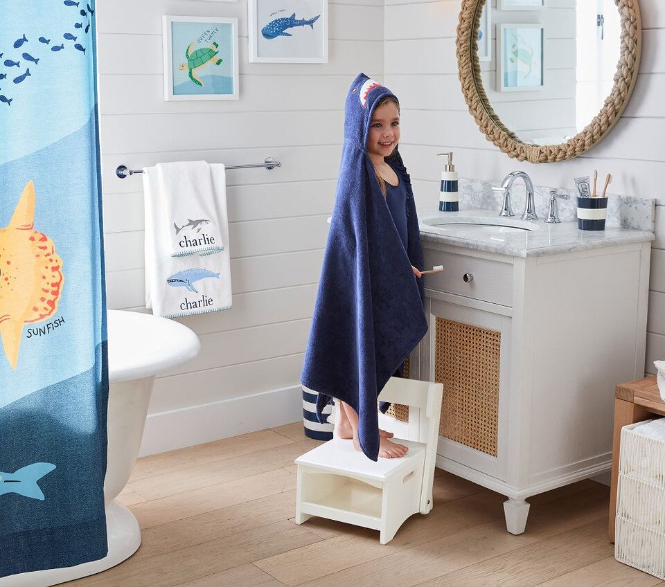 Navy Stripe Bath Accessories Pottery Barn Kids Australia